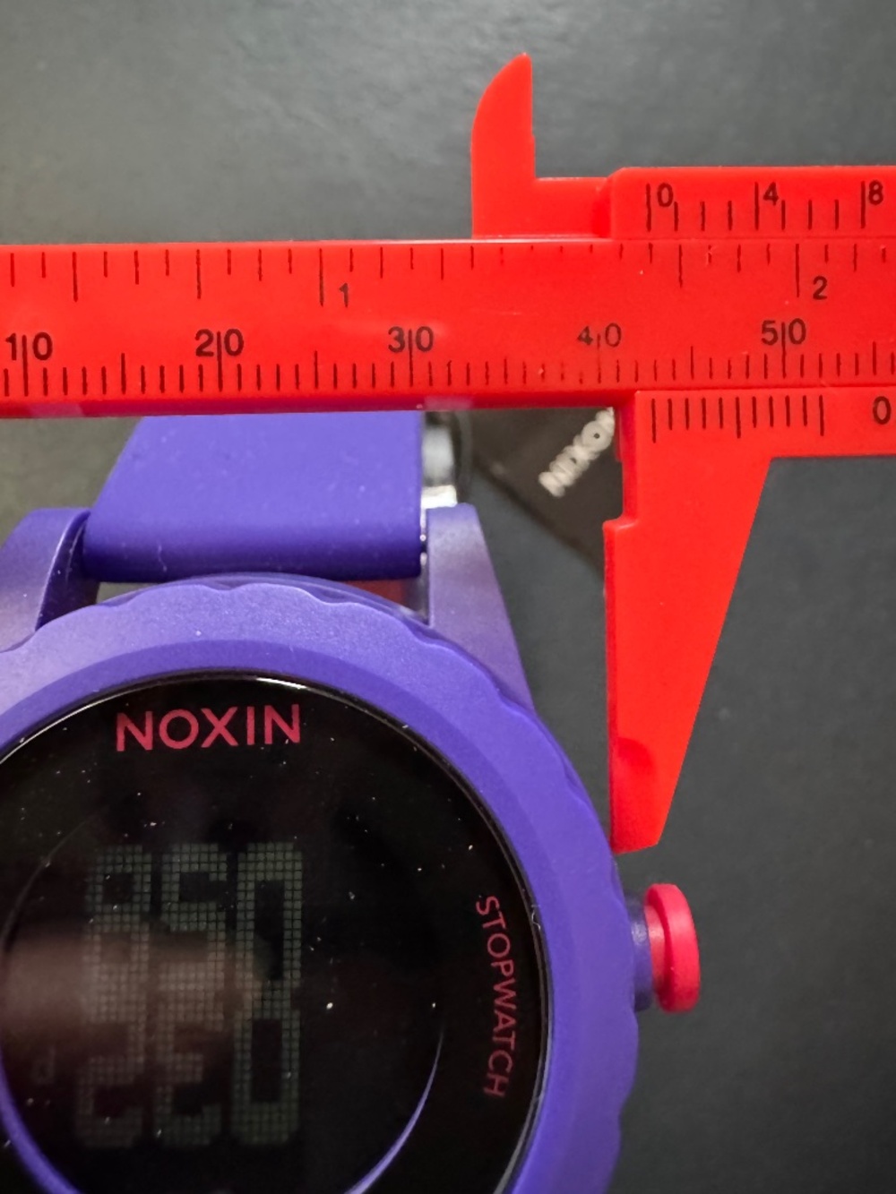 NWT Nixon The Genie Purple Digital Watch - New Battery, Manual & Tag (No Box)